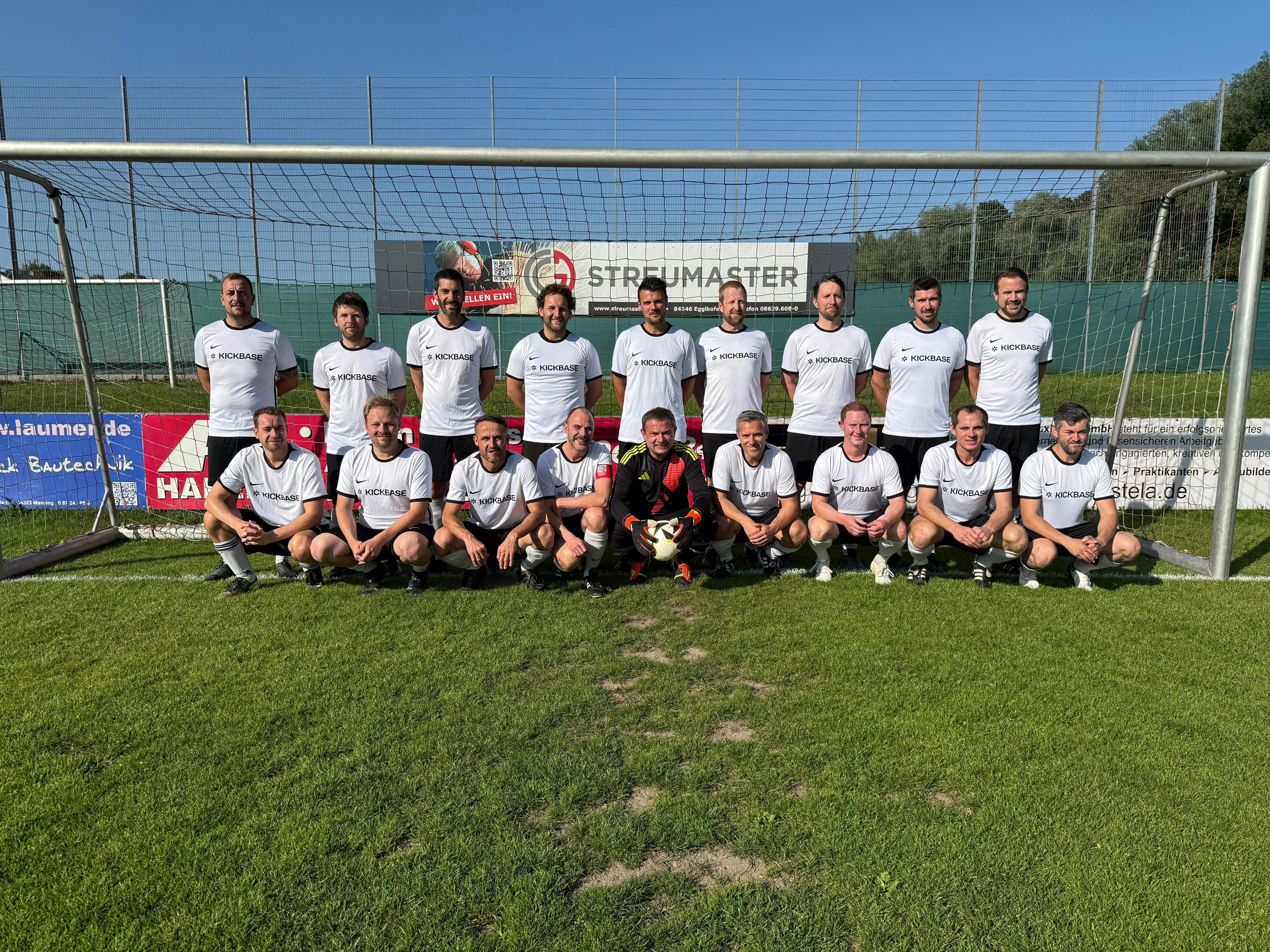 FCE Mannschaft am Spieltag