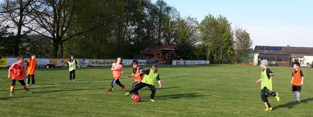 Jugendfußball Training im Waldstadion